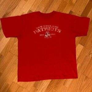 New England Patriots Reebok Throwback NFL T-shirt Size Large